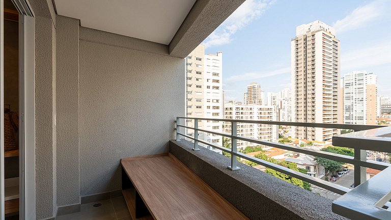 Studio com Piscina no Rooftop próx. ao Allianz