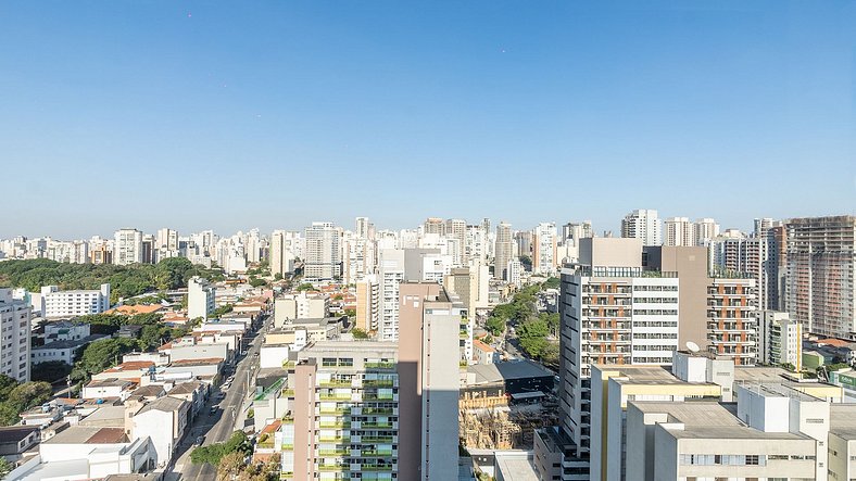 Studio Comfort na frente do Allianz Parque