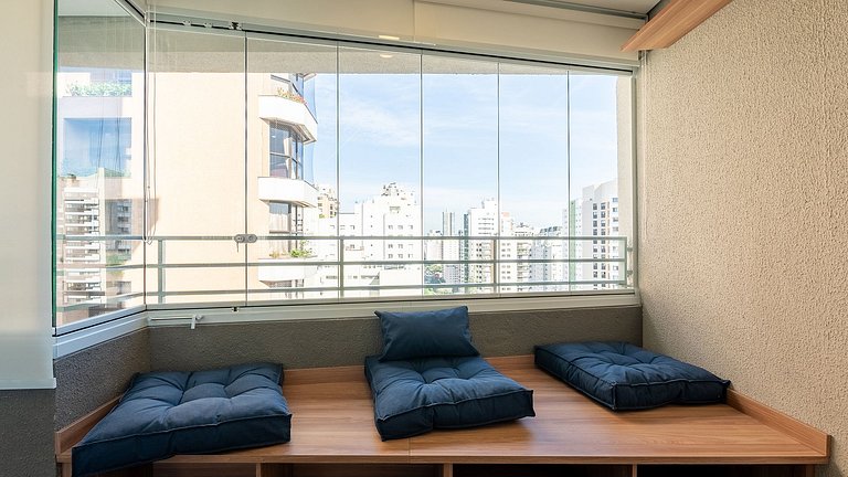 Studio no 18° andar com vista incrivel em Perdizes